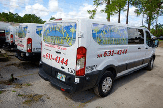 cocoa beach shuttle van parking